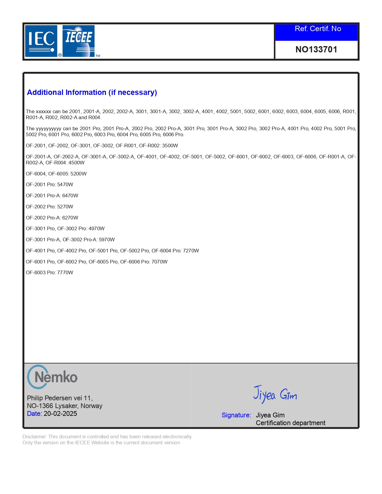 CB CB Test Certificate — Page 2
